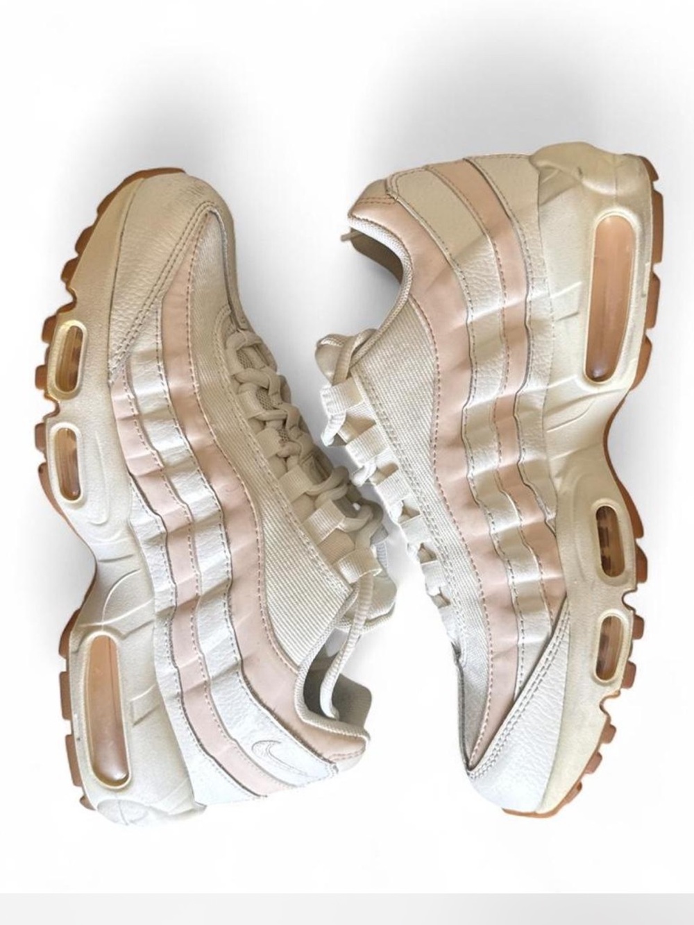 Women’s Nike Air Max 95 Cream & Blush Sneakers